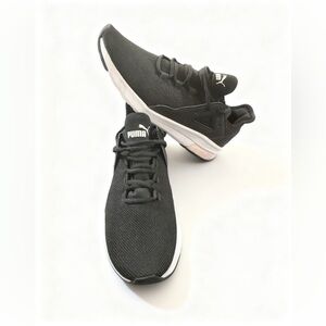 Puma Electron Street Women’s 10 Black White Pink Athletic Sneakers Running Shoes